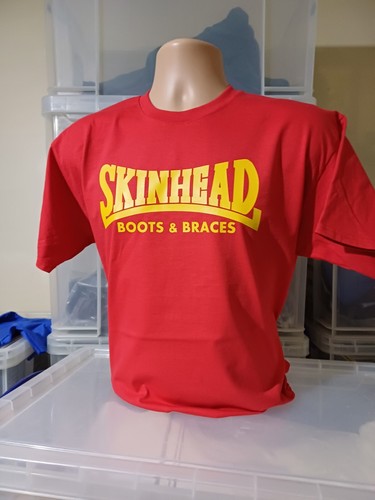 Skinhead shirt boots - shirt, and