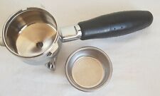 Coffee Machine Sump Filter & Holder, 2pc Vending, Chrome and Black Handle, 68mm.