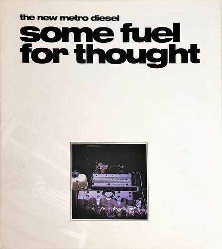 Rover metro diesel brochure - rover,