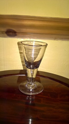 Antique scottish dram glass - scottish,