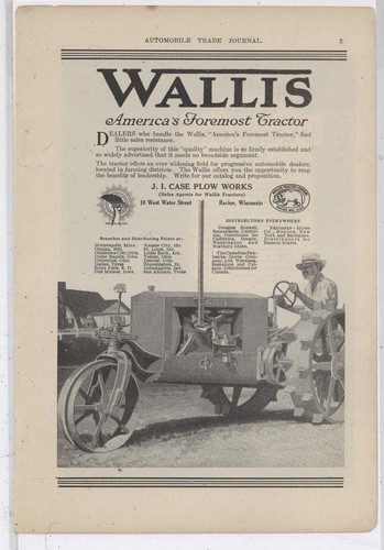 1919 case plow - j.i.,