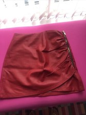 Zara Leather Skirt Size L