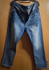 Tesco F & F Men's Slim Jeans 34W/30L 99% Cotton