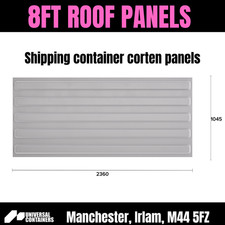 Shipping container roof panel - roof,