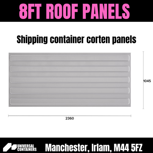 Shipping container roof panel - container,