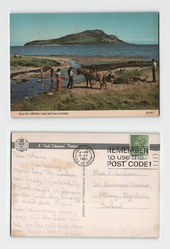Postcard isle arran holy - -, of