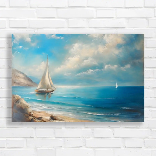 Soothing seascape canvas print - soothing,