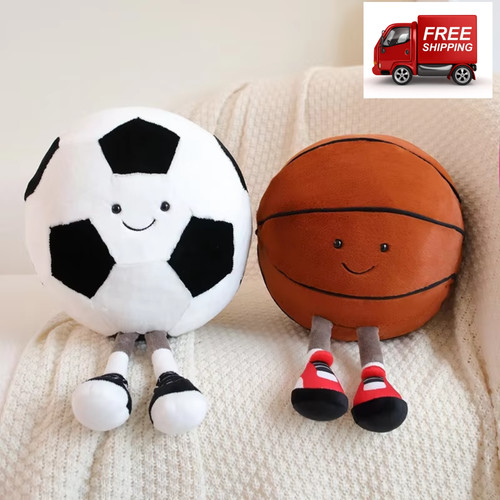 Football basketball plush toy - football,