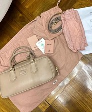 Miu Miu Arcadie Leather Bag In