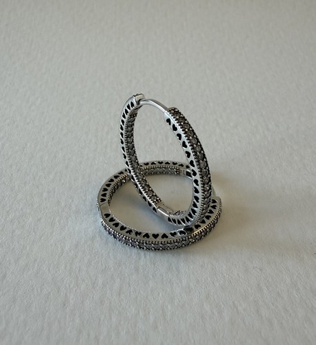 Genuine pandora hearts hoop - hearts,