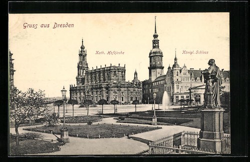 Dresden kath court church - court,