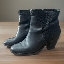 Hudson London Black Leather