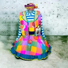 Mexican Professional Clown Costume Dress Adult Women Handmade In Mexico