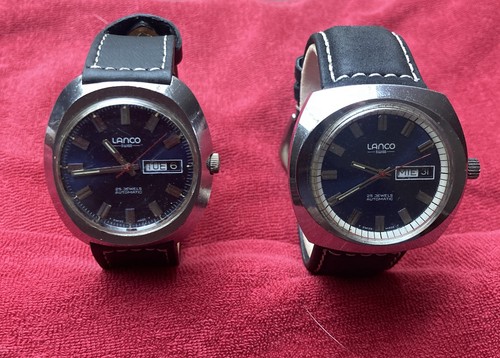 Two vintage blue dial - blue, 25