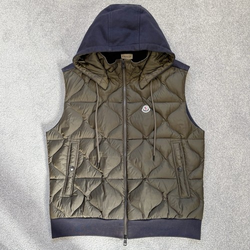 Moncler maglia gilet khaki - gilet, &