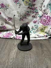 Heredities DH1  “Golfer” Golf Statue marked David Hermes Cold Cast Bronze 22cm