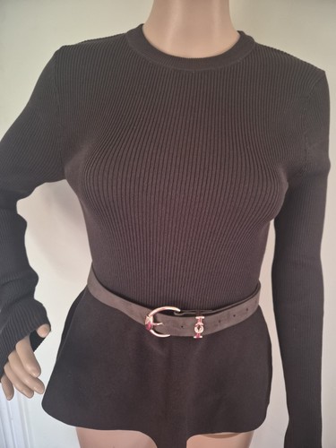 Bnwt size brown ribbed - brown,