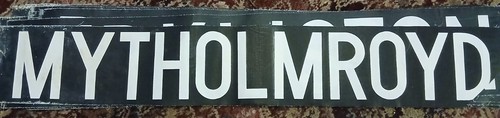 Mytholmroyd destination blind - destination,