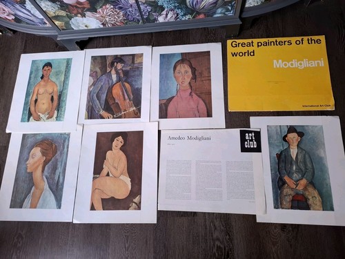 Vintage amedeo modigliani - x,