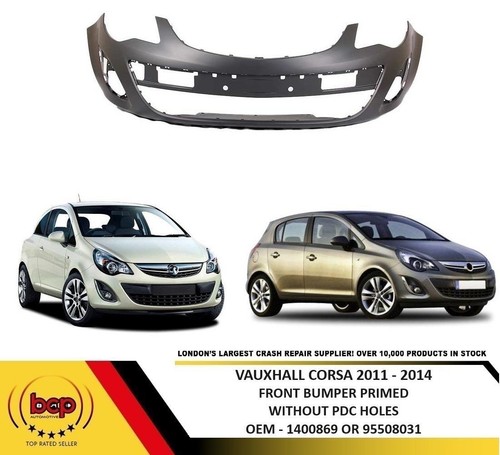 Vauxhall corsa front bumper - front,