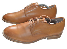 Jasper Conran Smart Men's Tan Leather Plain Derby Lace Up Shoes UK 9 EU 43