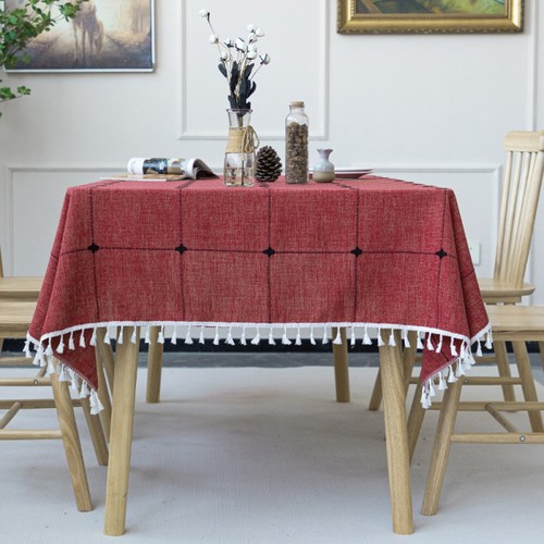 Cotton linen rectangle - cotton,