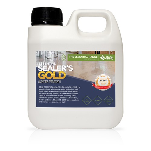 Stone tile sealer - tile, wet
