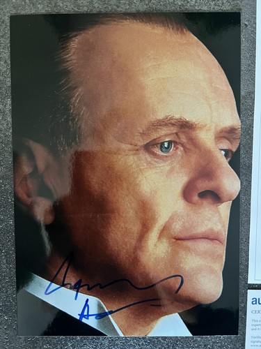 Anthony hopkins signed - signed, 8x12