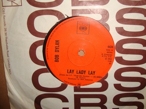 Bob dylan lay lady - lay,, cbs