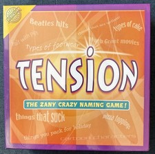 Tension - The Crazy Naming Board Game, Cheatwell Games,l Brand New, Sealed