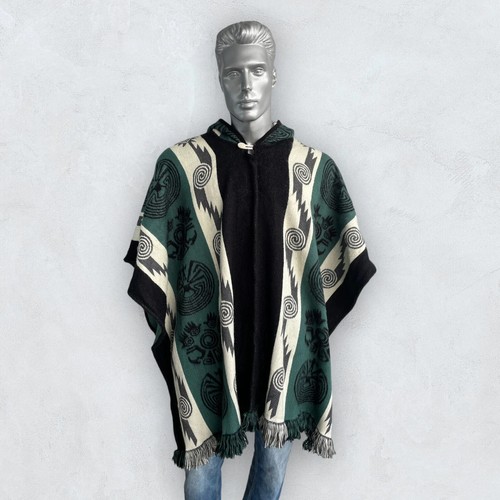 Alpaca poncho with - poncho,