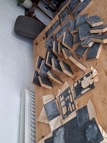 Vintage wooden letterpress - vintage,