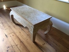 hand carved bali coffee table