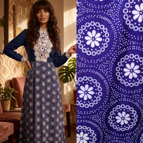Vintage 60s purple crochet - 60s,