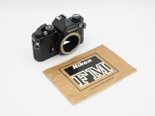 Nikon black 35mm slr camera - fm,