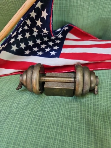 Miniature brass barbell - miniature,