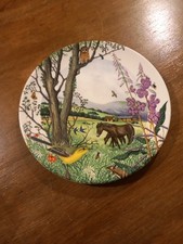 1988 Wedgwood Limited Edition Collector's Plate, The Hayfield By Colin Newman