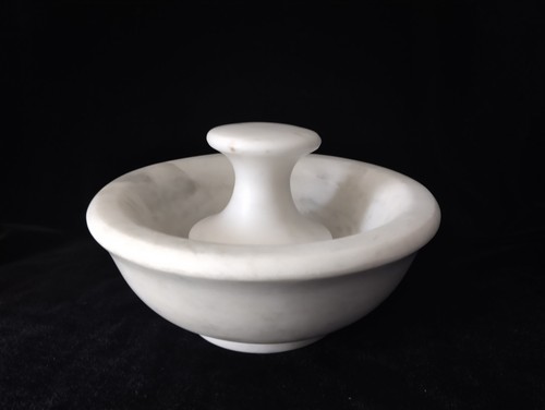 Marble big mortar and - marble,