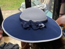 New! Blue Wide Brimmed Hat