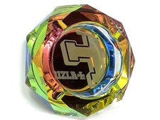 Rizla Crystal Glass Ashtray Official Licensed Rizla Astray Multi Rainbow
