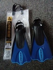 Cressi Rondine Palau L/XL UK10/13 Short Adjustable Swimming Snorkeling Fins