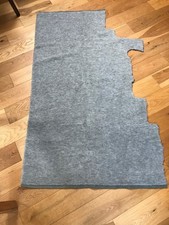 Vintage mohair bear making fabric dense alpaca mohair pile soft grey 140cm x 80