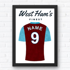 Personalised West Ham Football