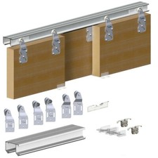 Double sliding rail track - double,