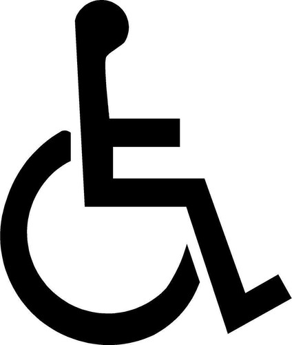 New handicap vinyl decal for - handicap,