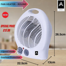 FAN HEATER 2KW 2000W Portable
