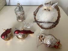 Bird & Owl Christmas Tree  Decorations bundle