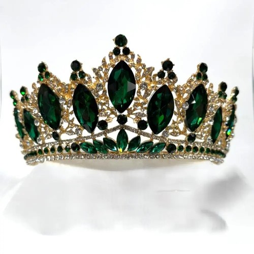 Crystal royal green - green, crest