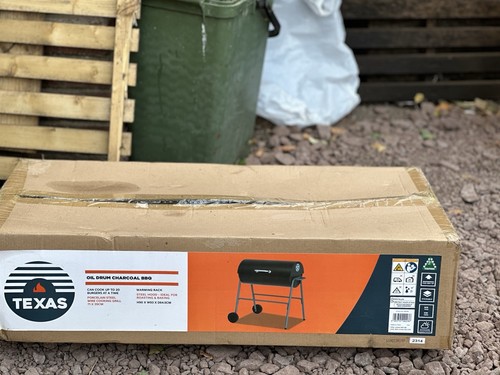 Texas charcoal oil drum - charcoal,