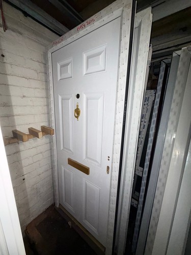 New composite front door white - front,